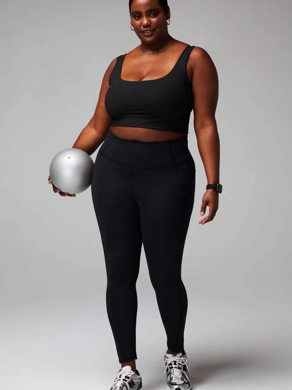 NWT Fabletics Black High-Waist Performance Leggings